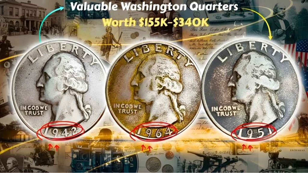 Top 20 Rare Washington Quarters 2026: Coins Worth $155K–$340K Hidden in Circulation